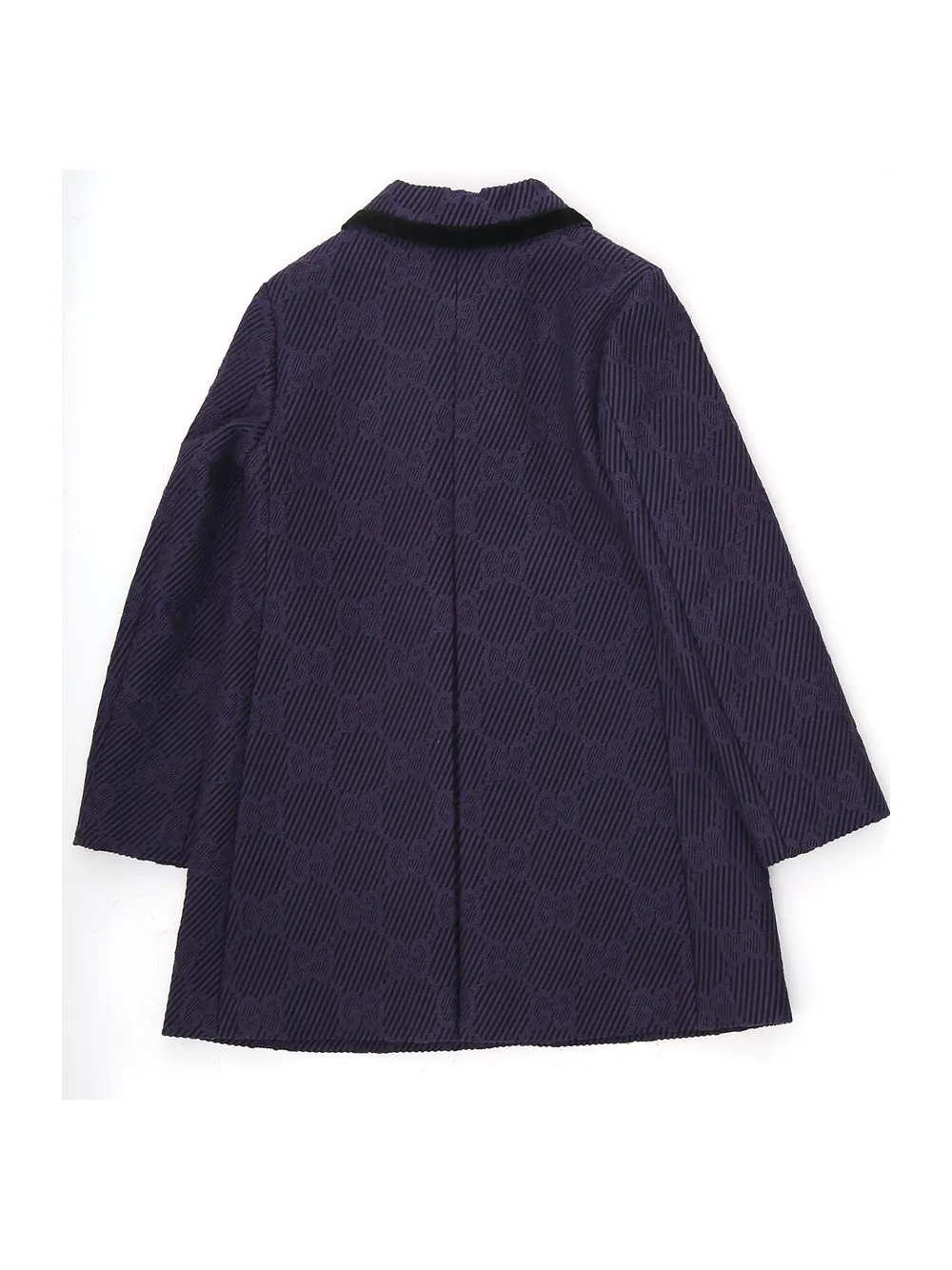 Gucci Kids GG Motif Double Breasted Coat