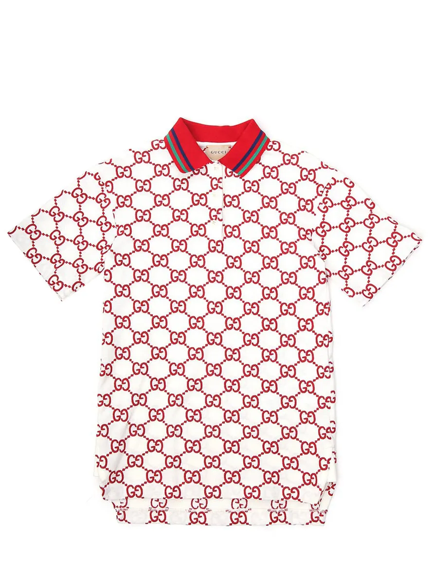 Gucci Kids GG Motif Polo Dress