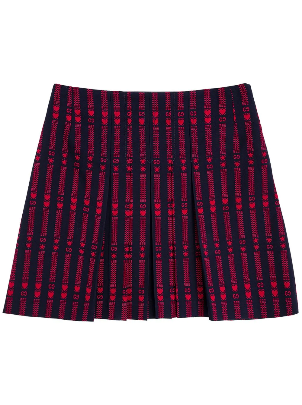 Gucci Kids GG Star Heart Skirt