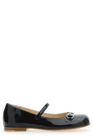 Gucci Kids Horsebit Ballerinas