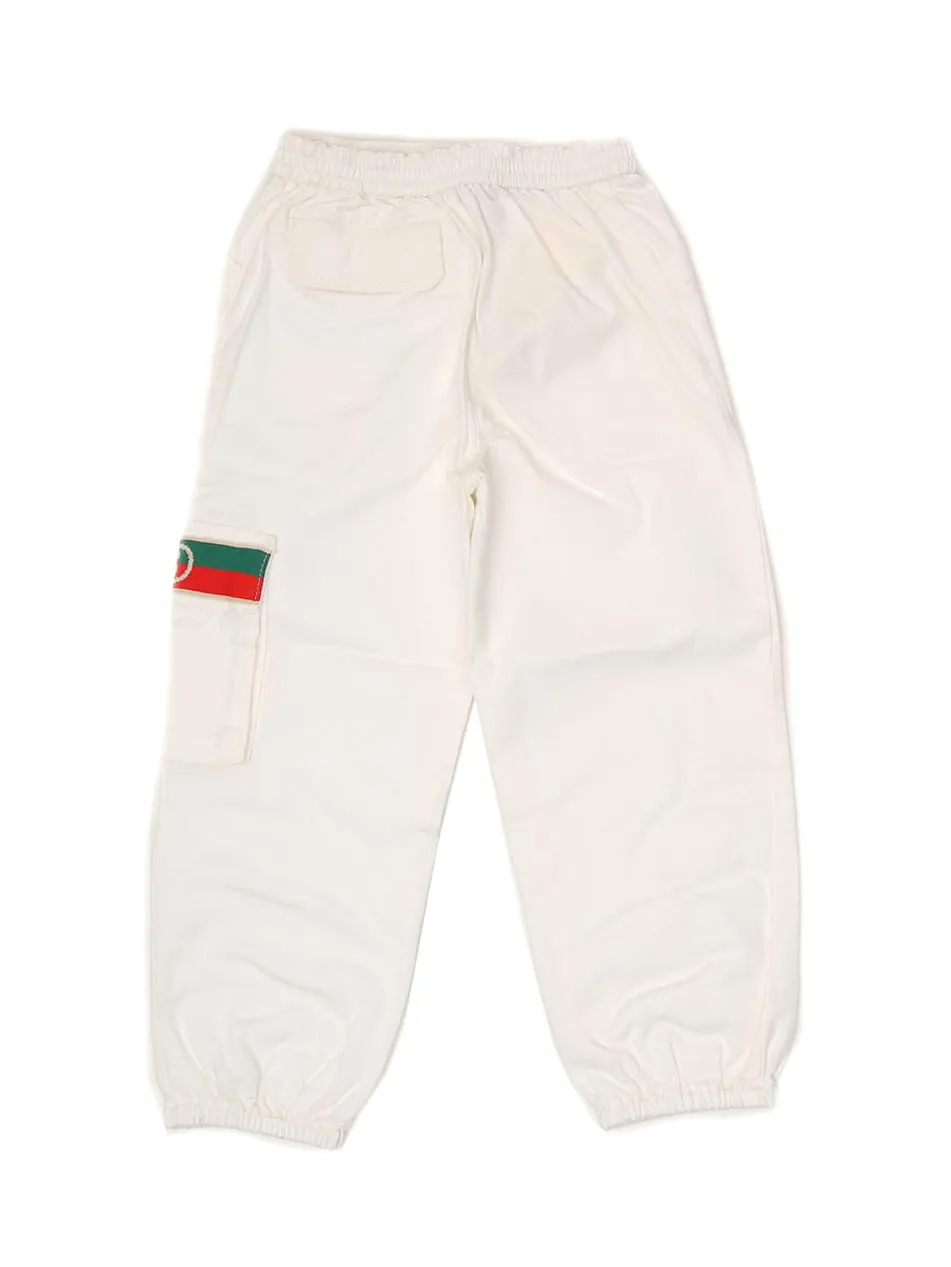 Gucci Kids Interlocking G Stripe Pants