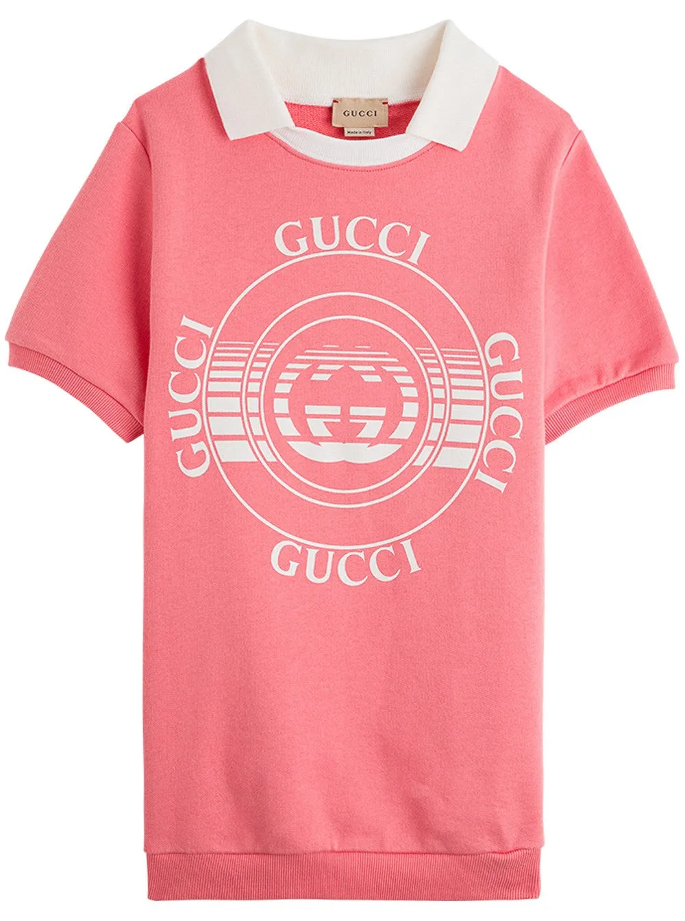 Gucci Kids Logo Print Polo Dress