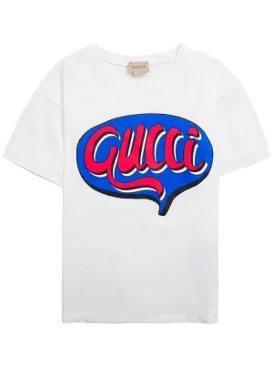 Gucci Kids Logo Print T-Shirt