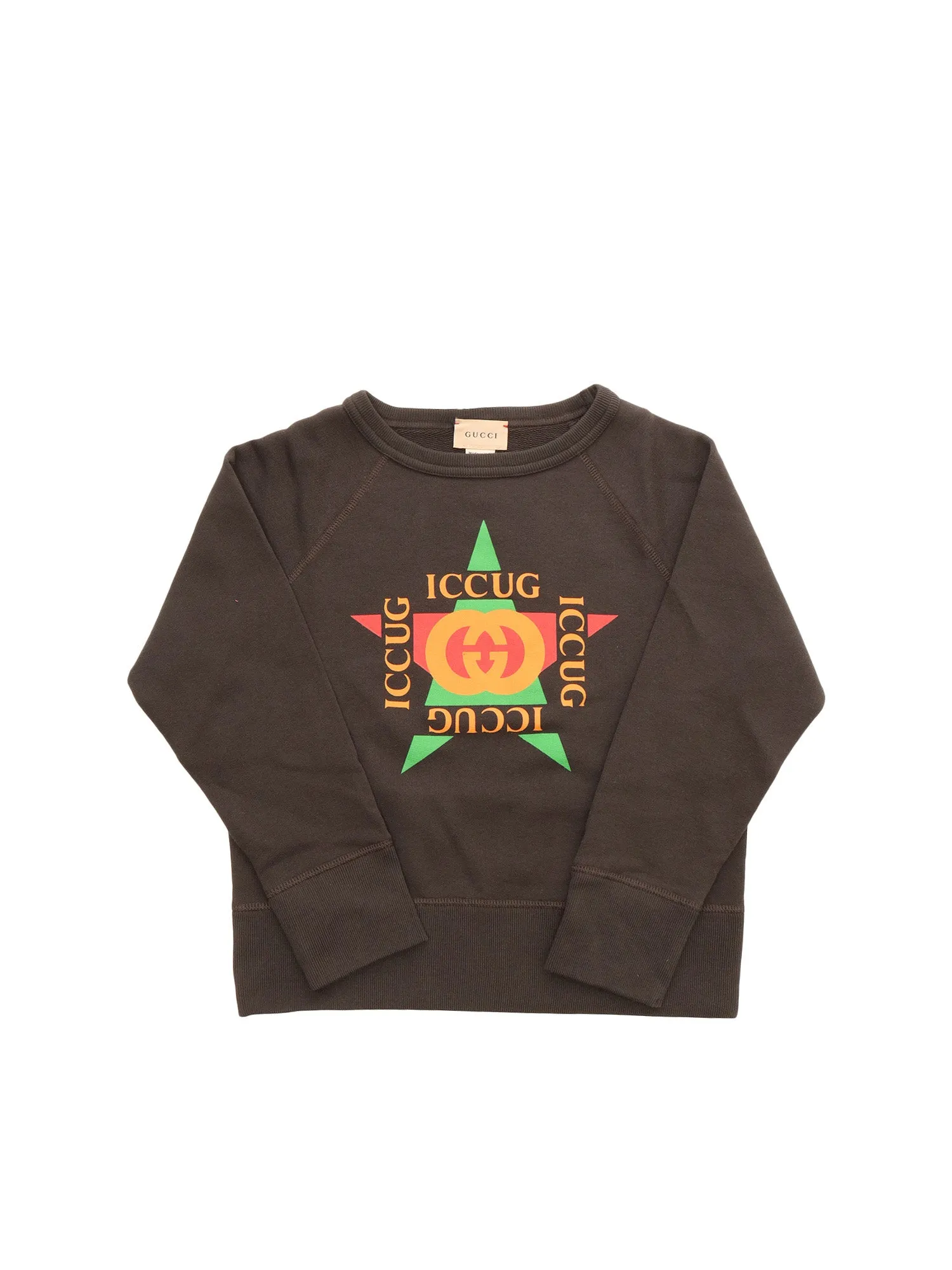 Gucci Kids Logo Printed Crewneck Sweatshirt