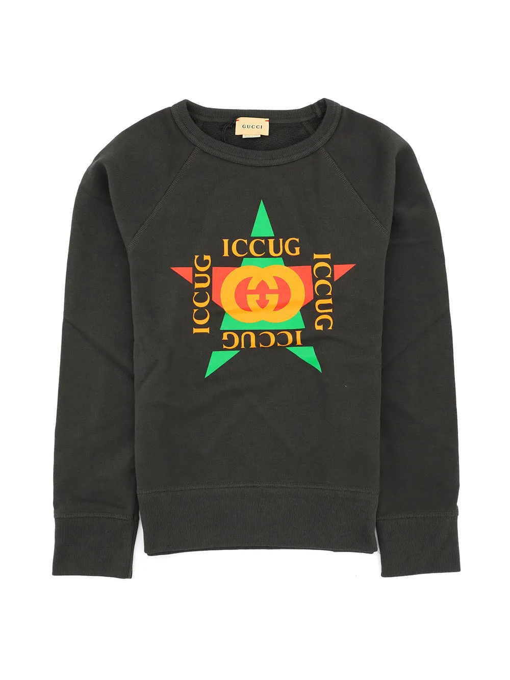 Gucci Kids Logo Printed Crewneck Sweatshirt