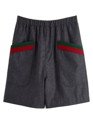 Gucci Kids Web Detail Shorts