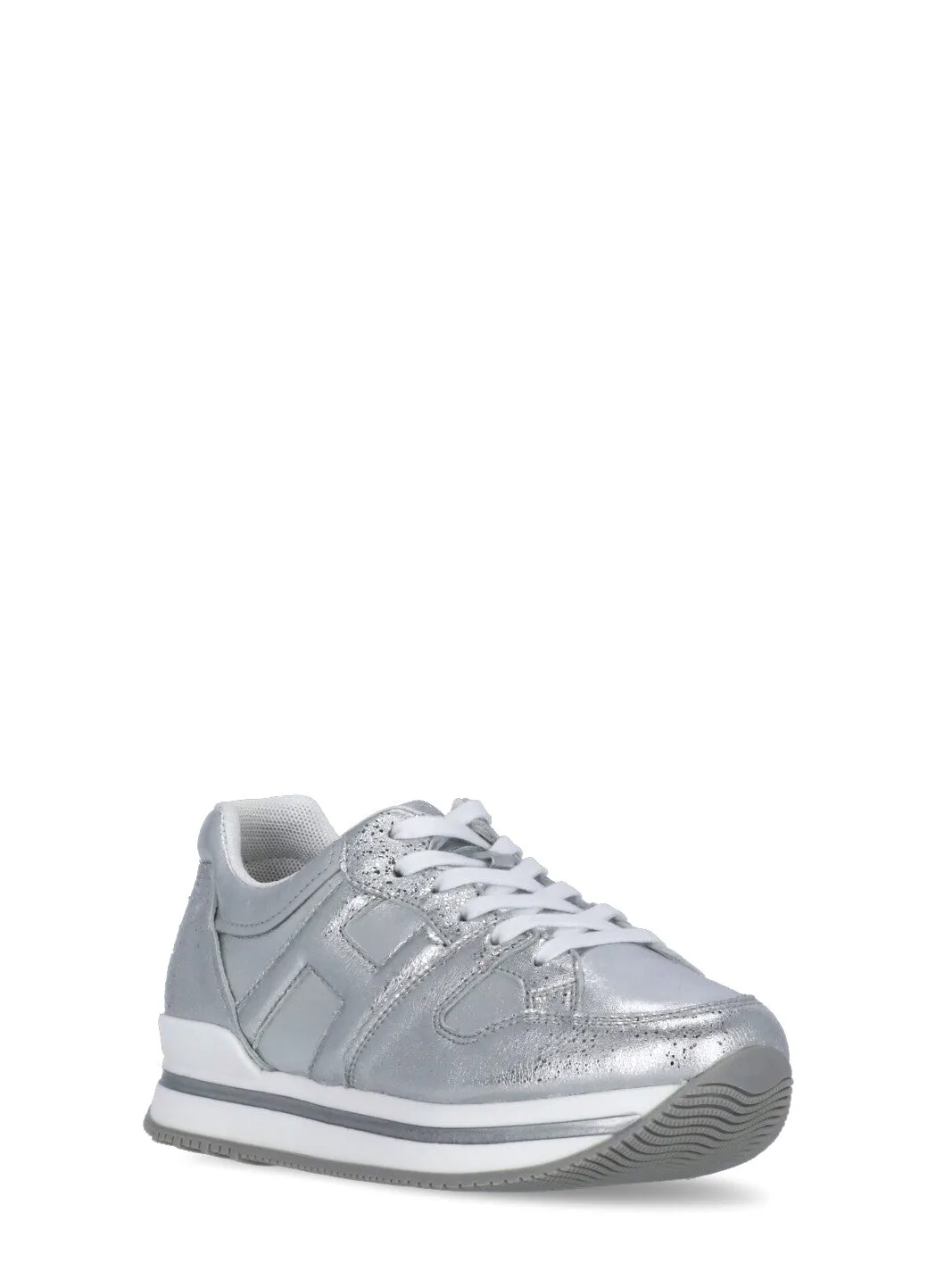 Hogan Kids Glittered Low-Top Sneakers