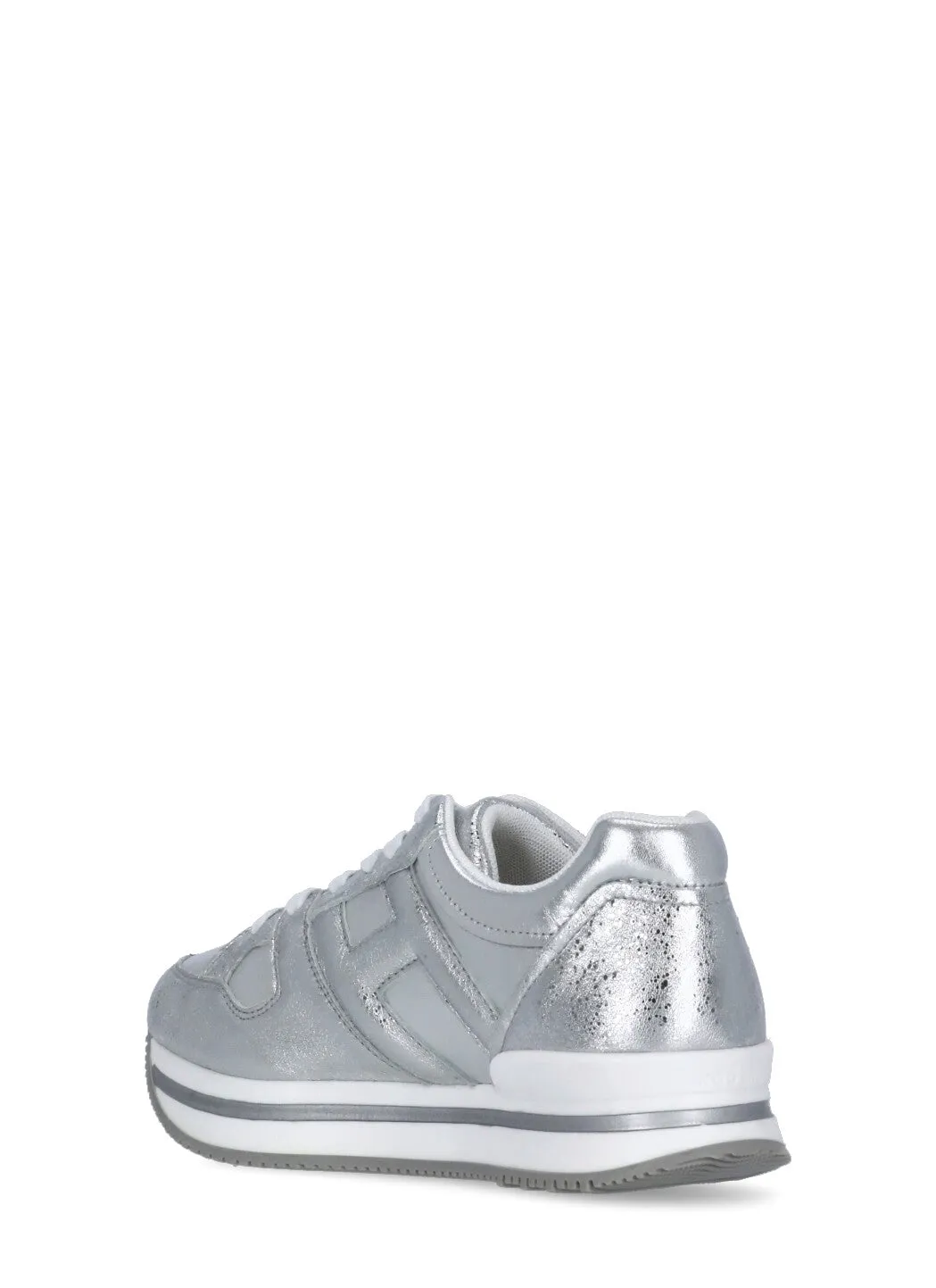 Hogan Kids Glittered Low-Top Sneakers