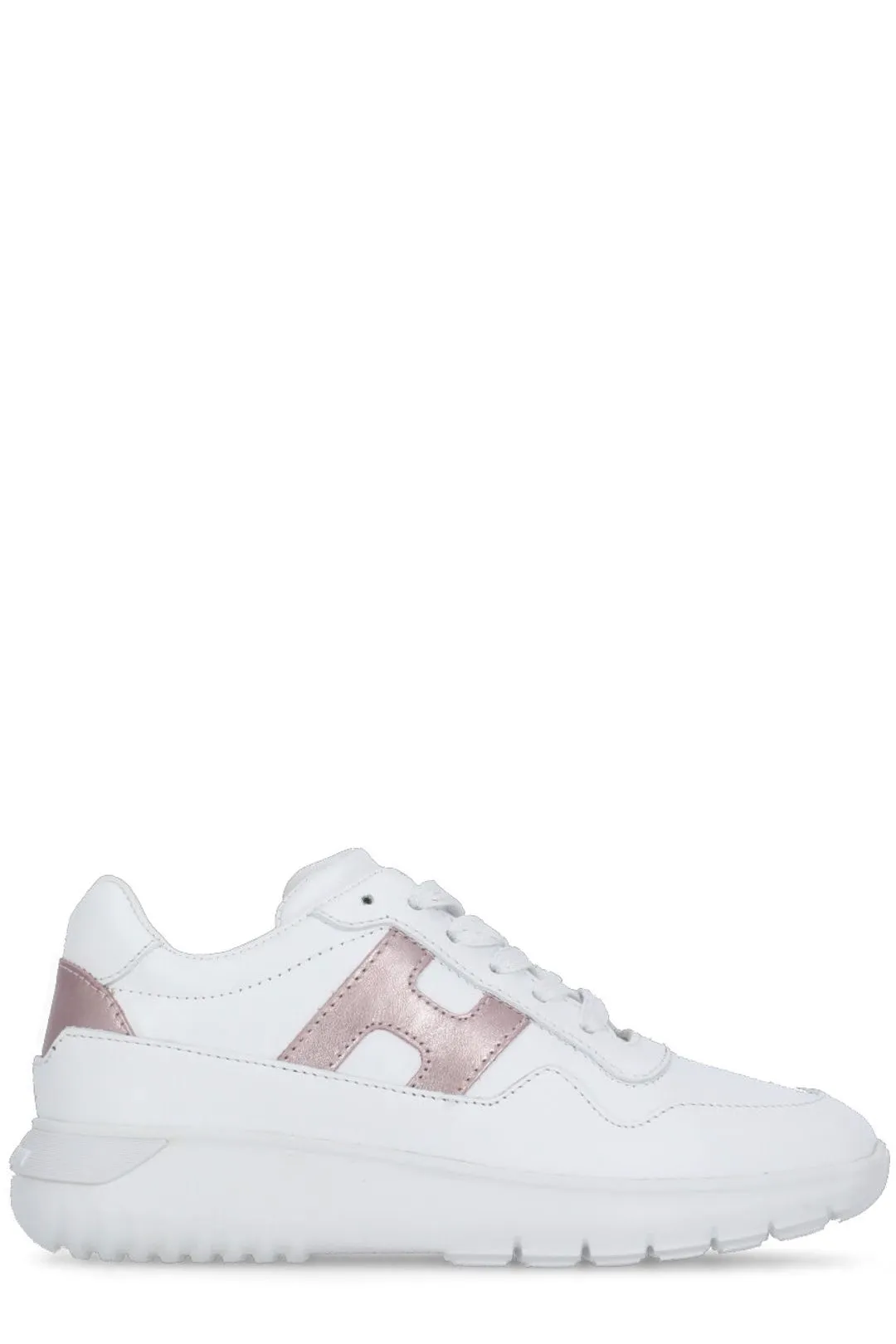 Hogan Kids Interactive Logo Detailed Sneakers