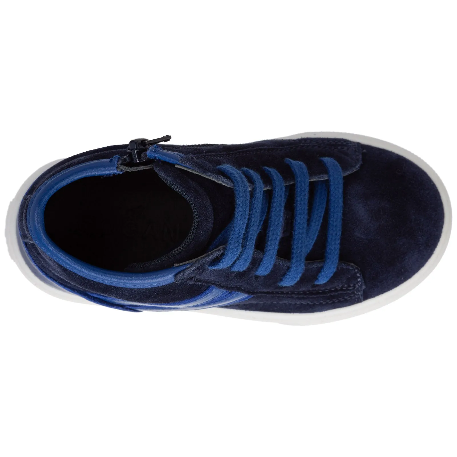 Hogan Kids Logo Detailed High-Top Sneakers