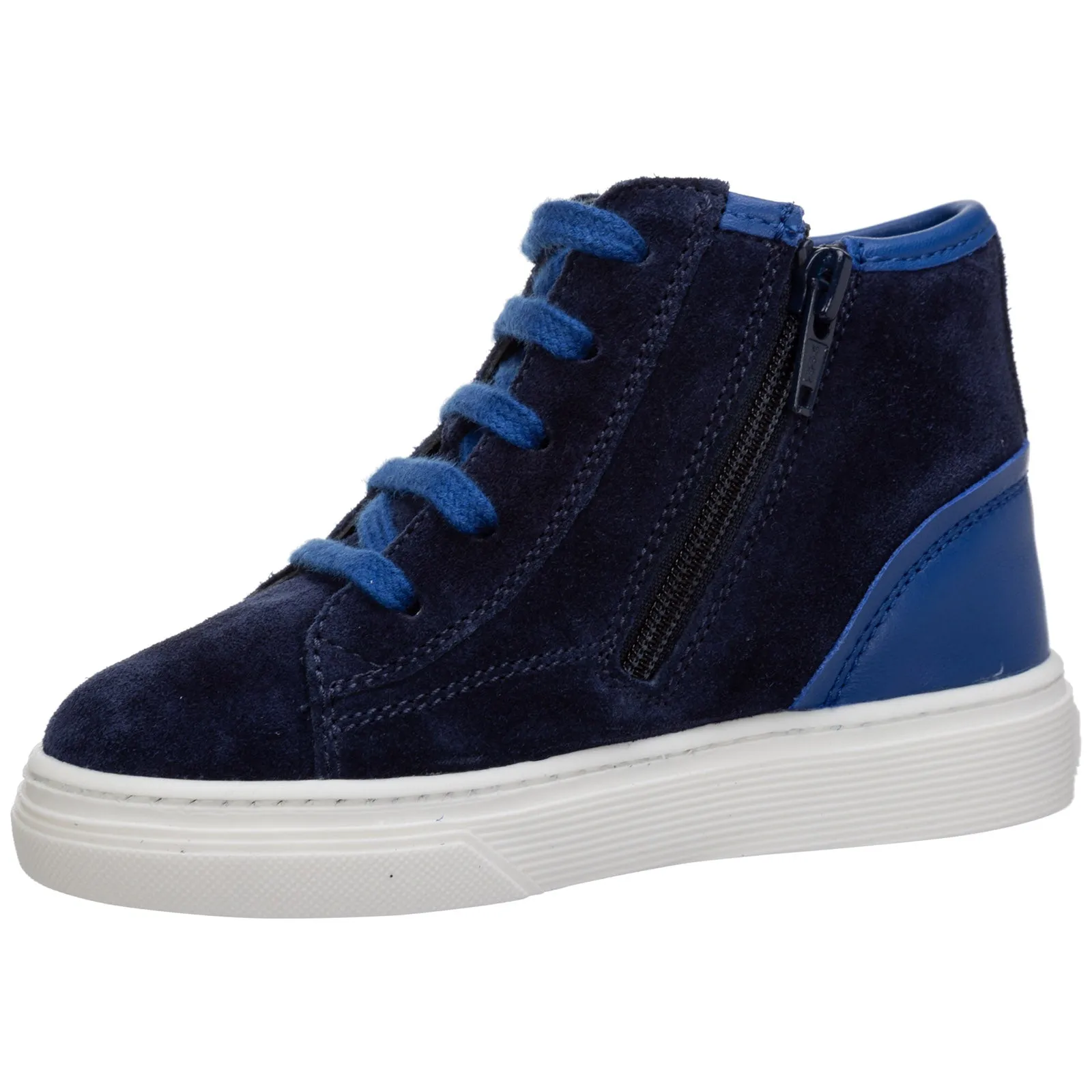 Hogan Kids Logo Detailed High-Top Sneakers