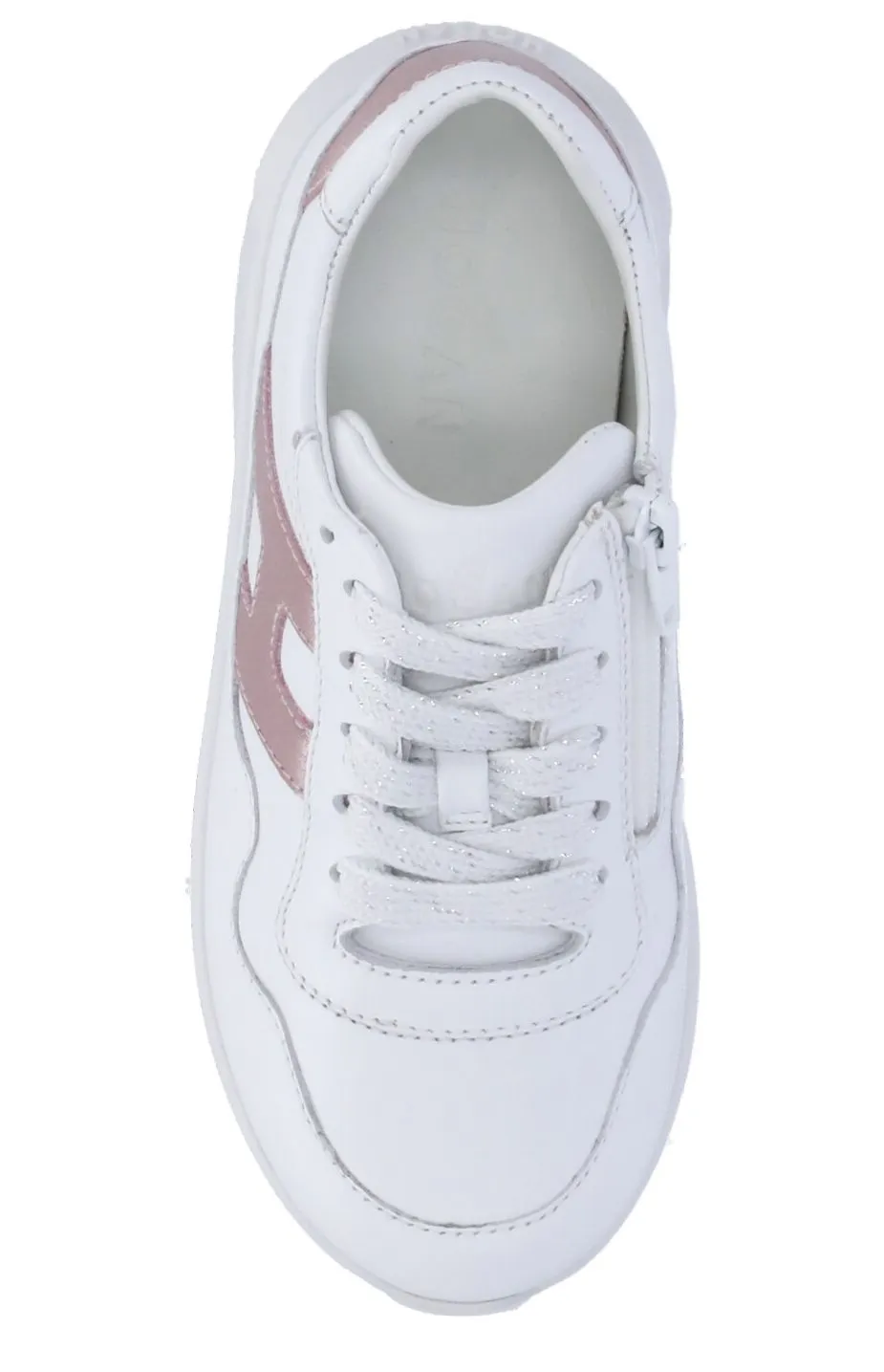 Hogan Kids Logo Detailed Low-Top Sneakers