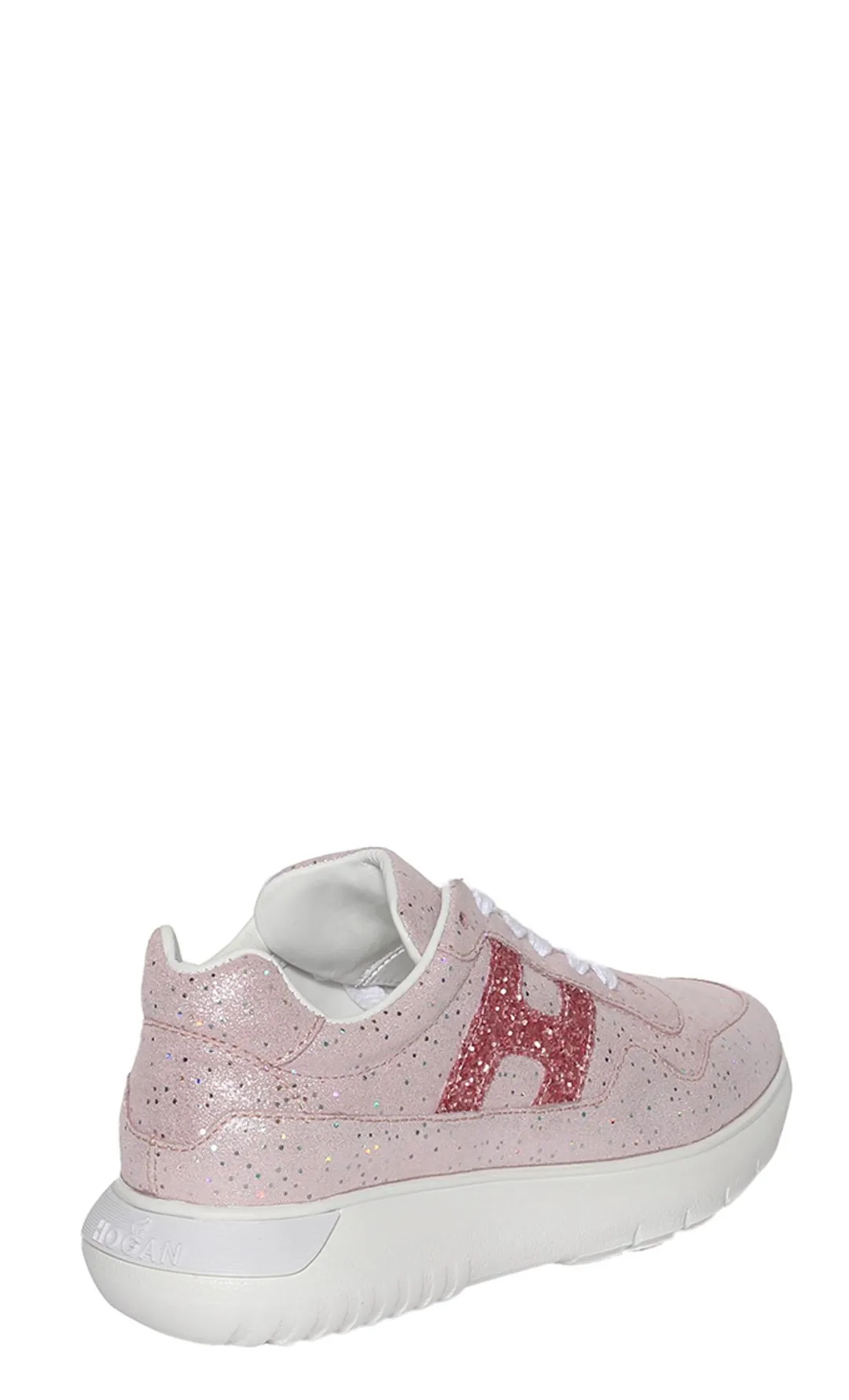 Hogan Kids Logo Detailed Sneakers