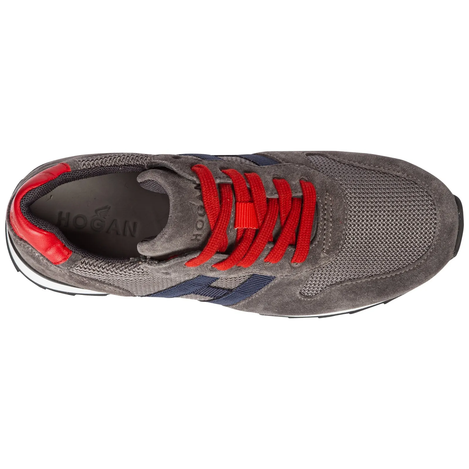 Hogan Kids Logo Detailed Sneakers