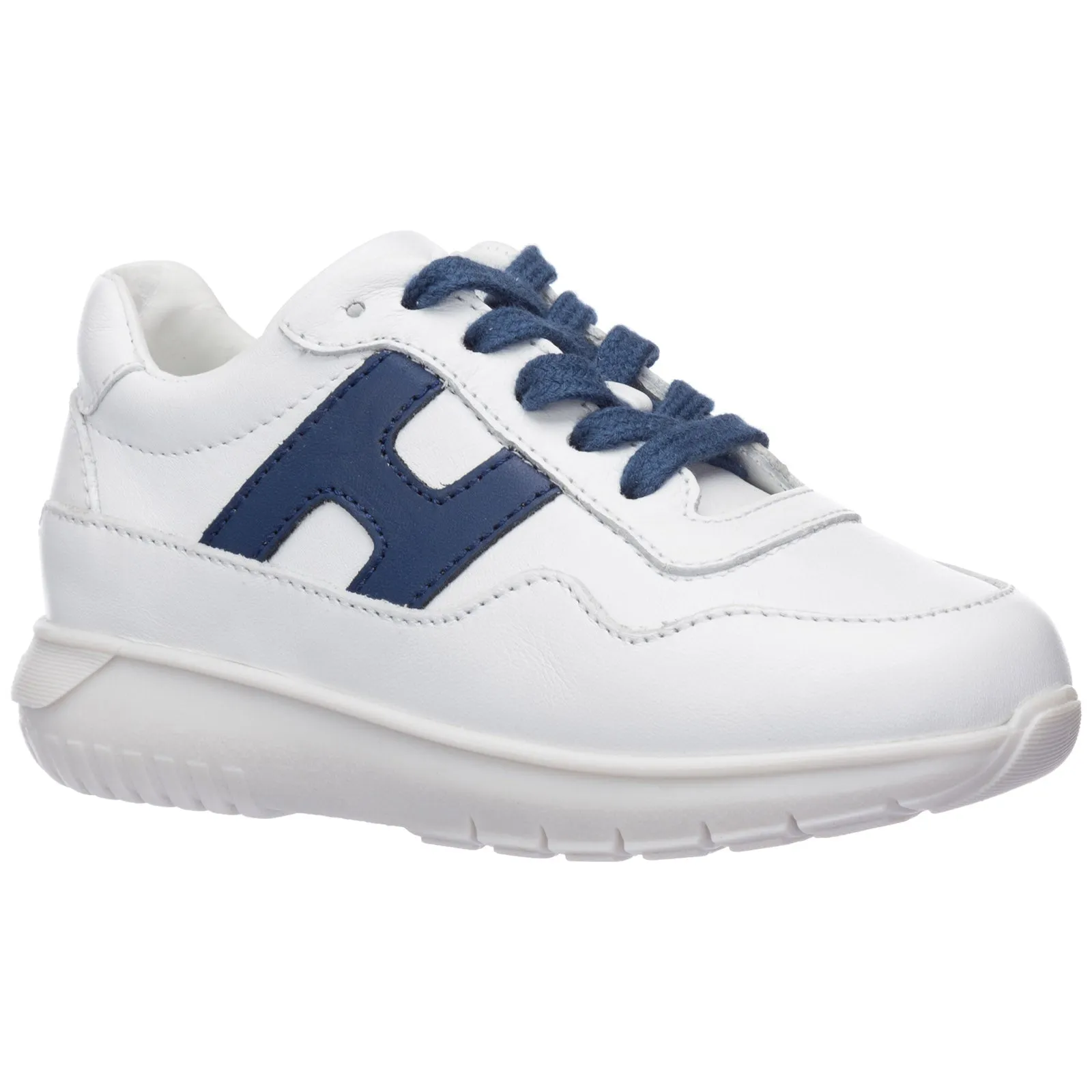 Hogan Kids Logo Detailed Sneakers