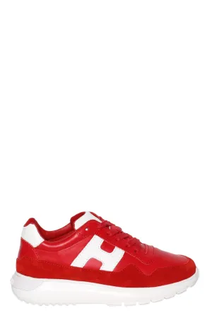 Hogan Kids Logo Detailed Sneakers