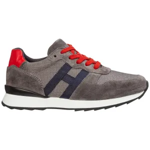 Hogan Kids Logo Detailed Sneakers