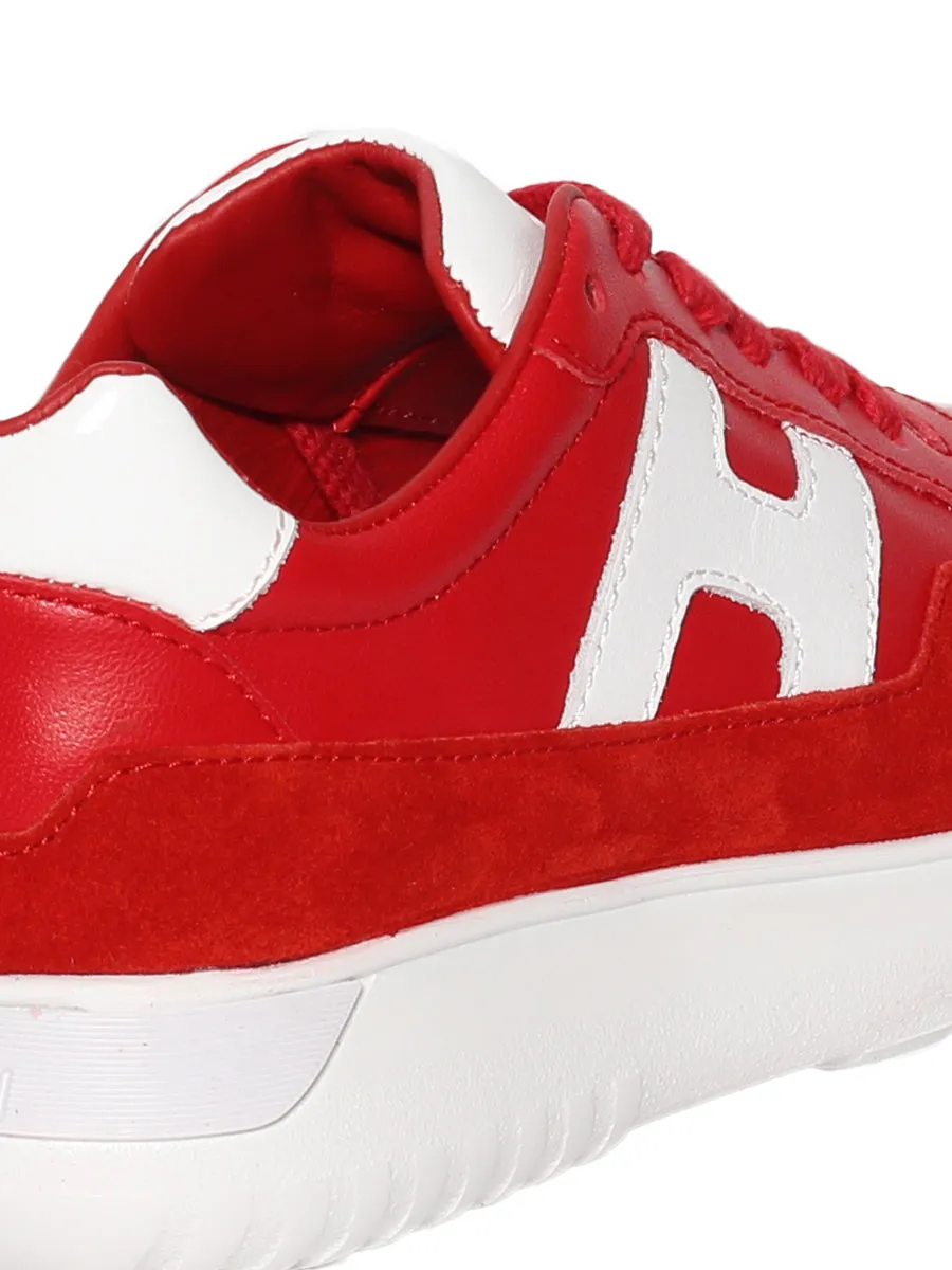 Hogan Kids Logo Detailed Sneakers