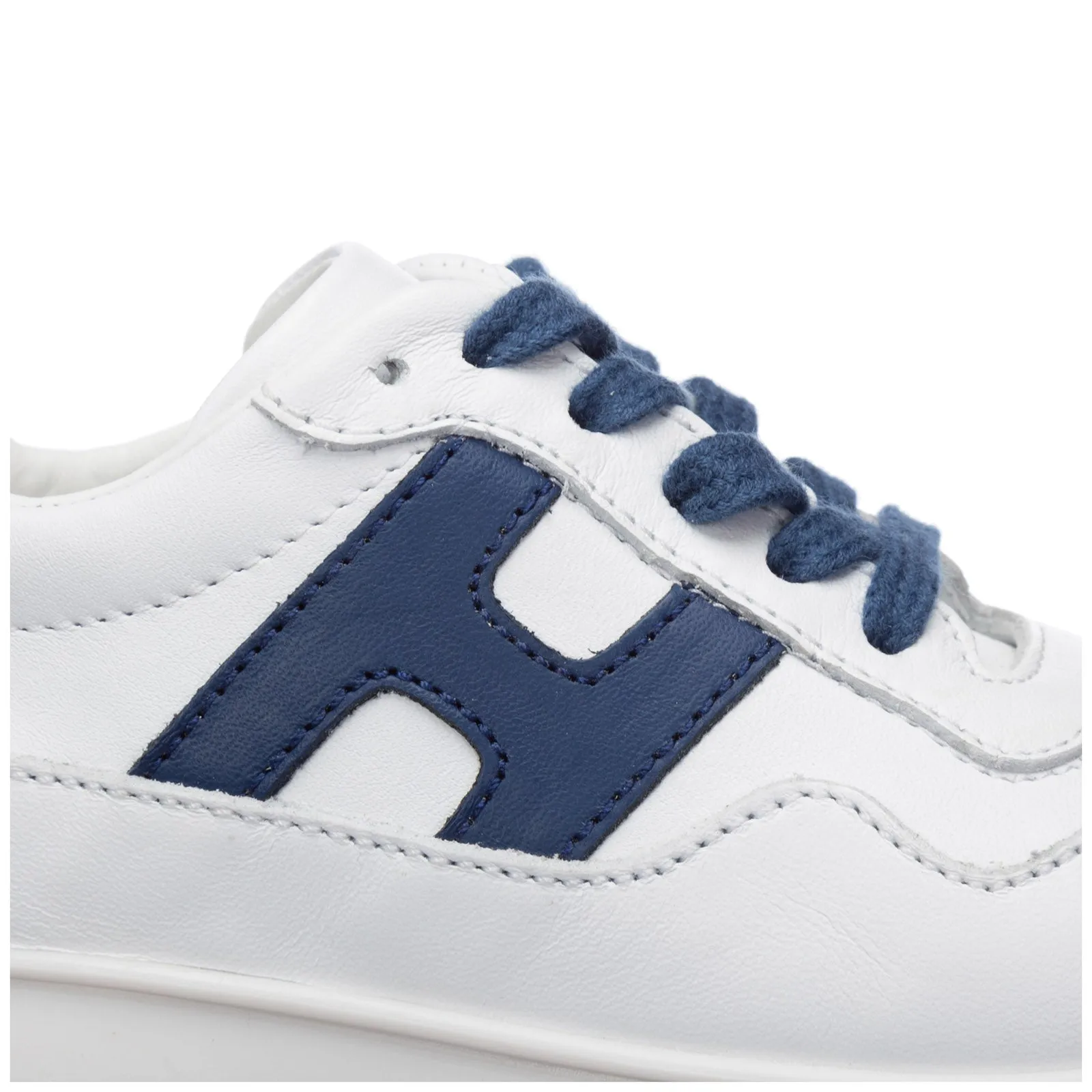 Hogan Kids Logo Detailed Sneakers
