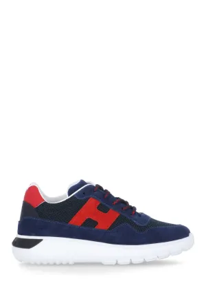 Hogan Kids Logo Detailed Sneakers