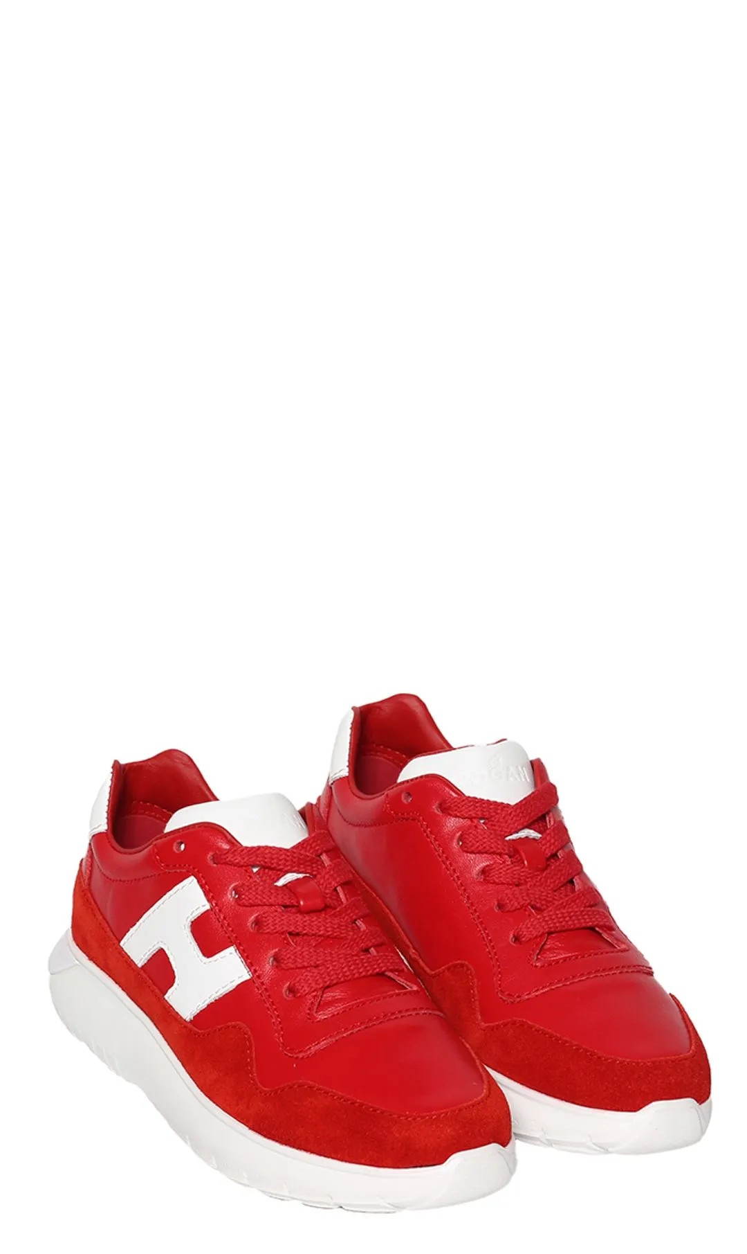 Hogan Kids Logo Detailed Sneakers