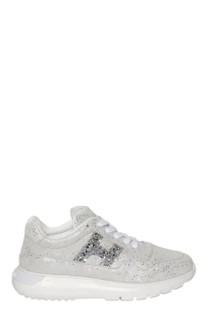Hogan Kids Logo Detailed Sneakers