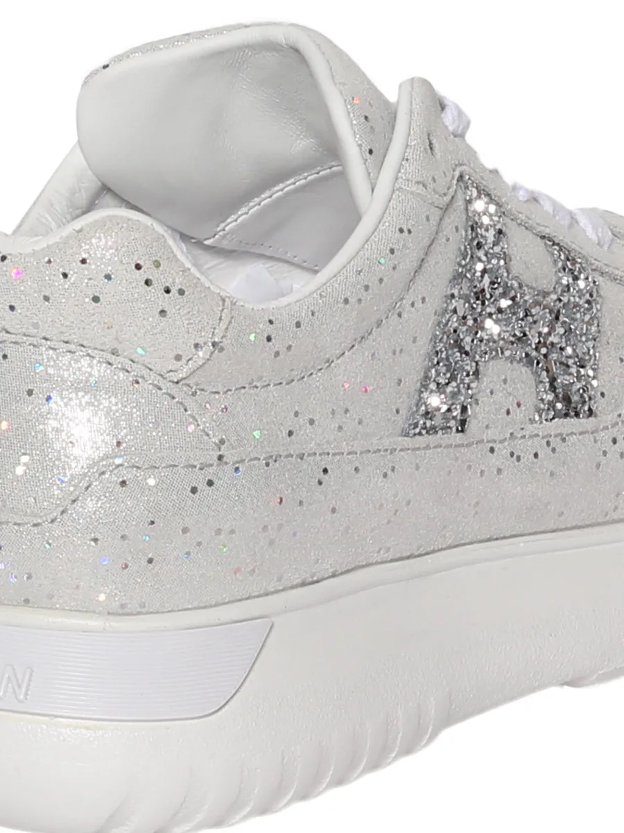 Hogan Kids Logo Detailed Sneakers