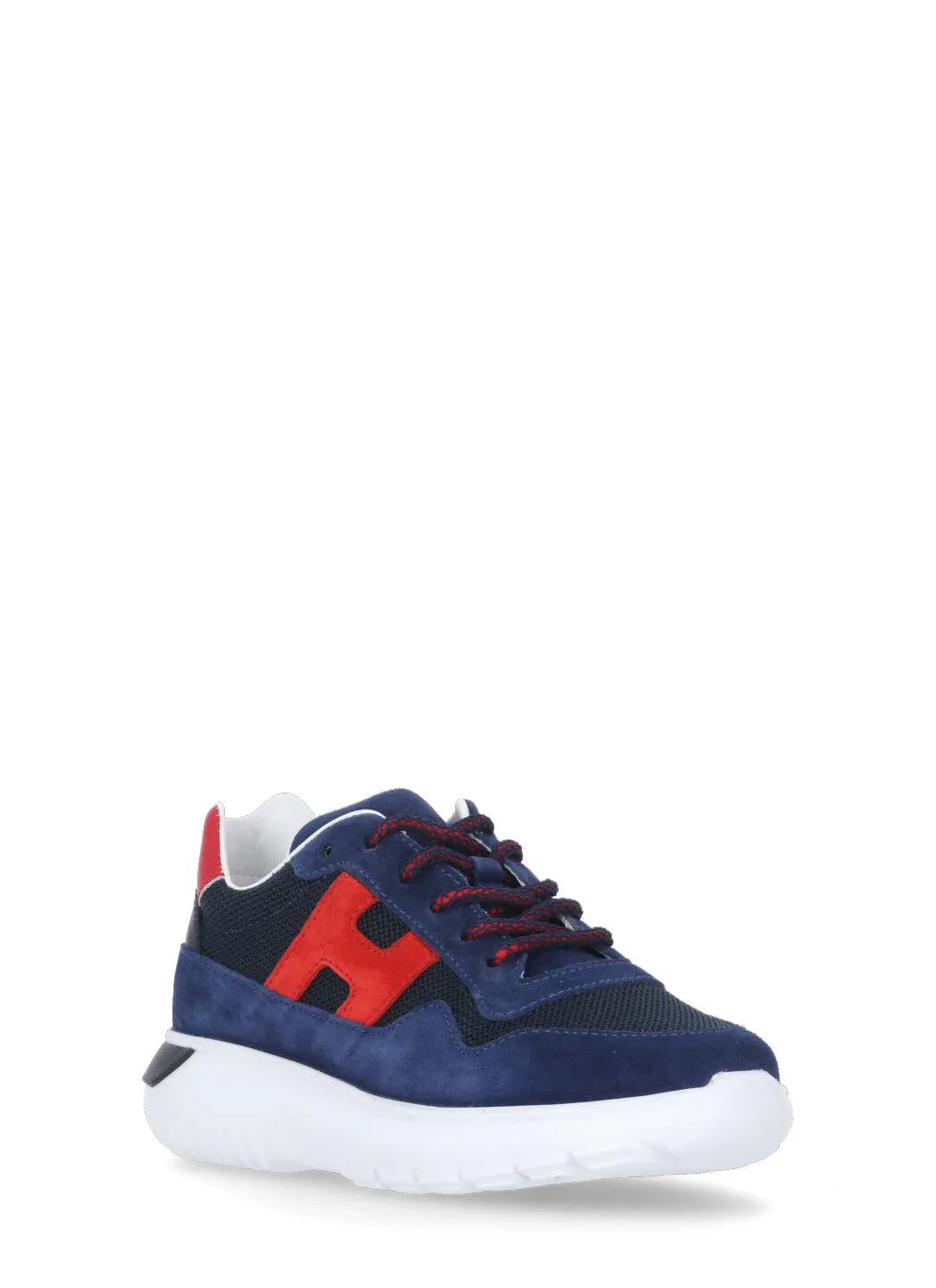 Hogan Kids Logo Detailed Sneakers