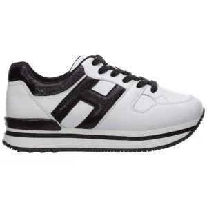 Hogan Kids Logo Detailed Sneakers