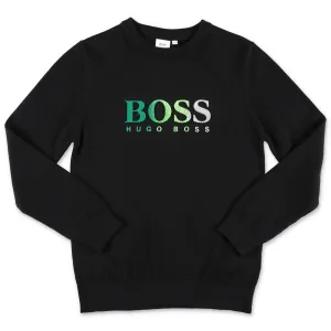 Hugo Boss Kids Logo Embroidered Knit Jumper
