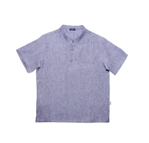 Il Gufo Buttoned Detailed Short-Sleeved Shirt