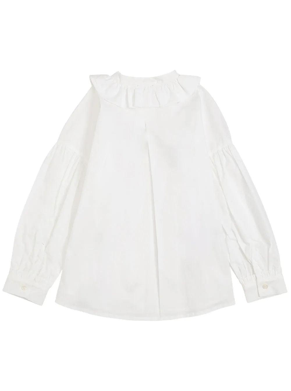 Il Gufo Ruffled Collar Shirt