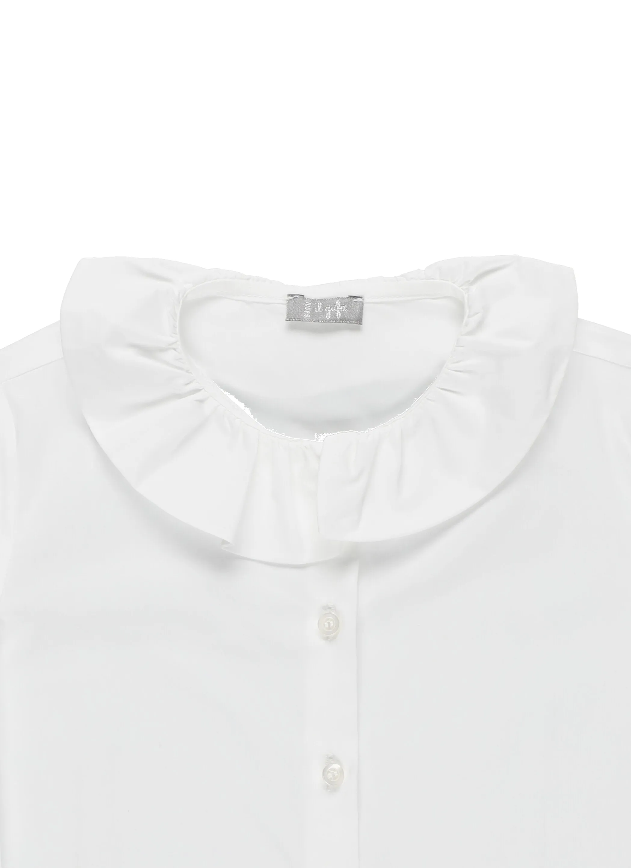 Il Gufo Ruffled Detail Shirt