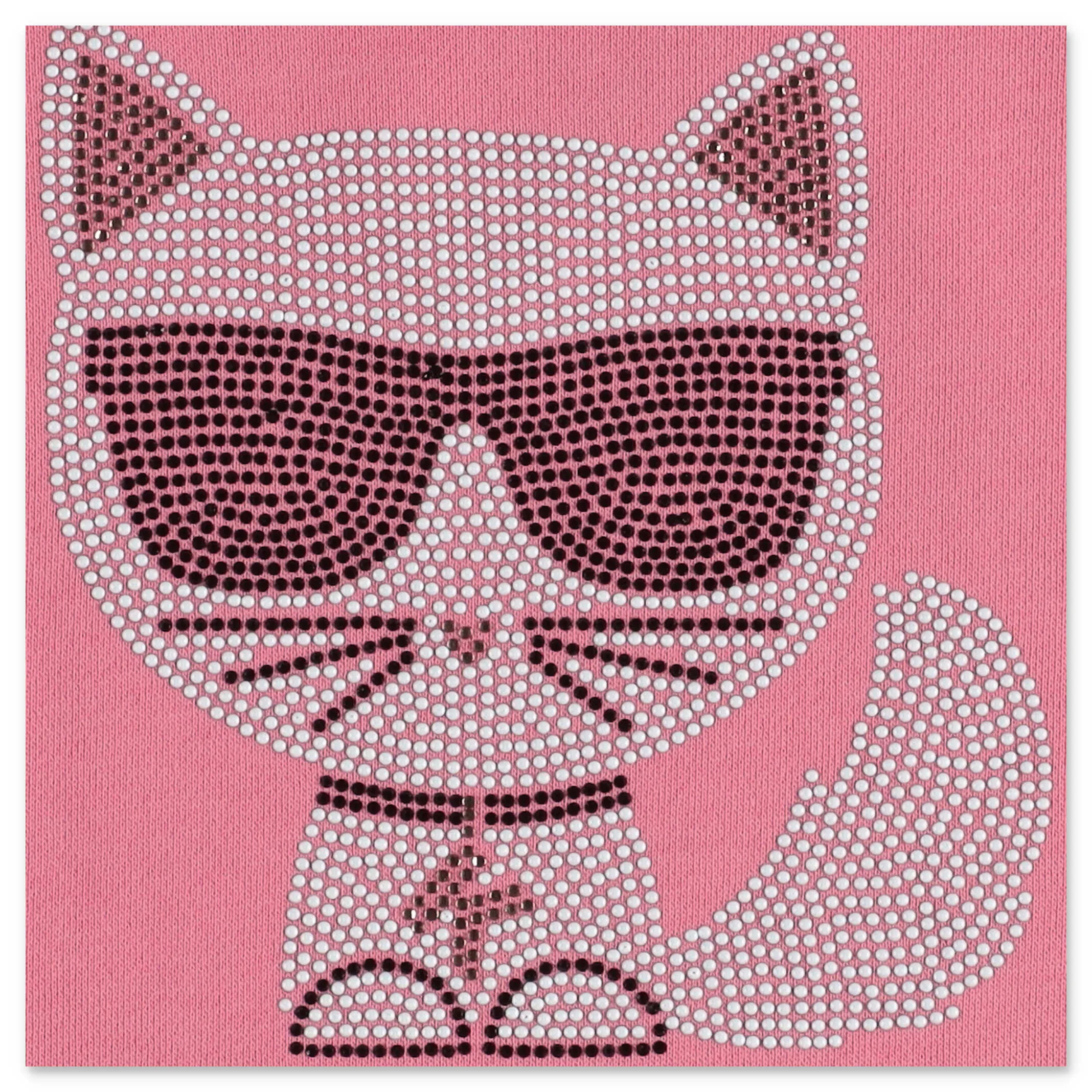 Karl Lagerfeld Kids K/Choupette Crystal Embellished Sweatshirt