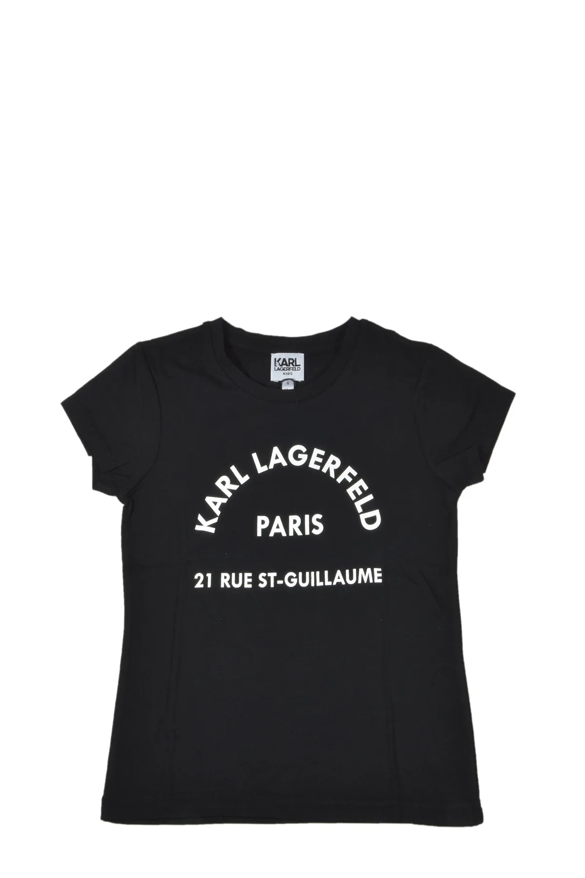 Karl Lagerfeld Kids Logo Print Crewneck T-Shirt