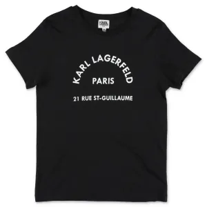 Karl Lagerfeld Kids Logo Print T-Shirt