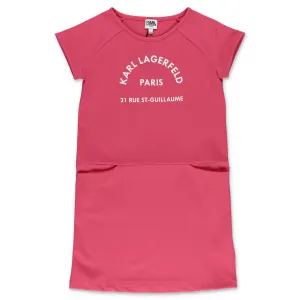 Karl Lagerfeld Kids Logo Printed T-Shirt Dress