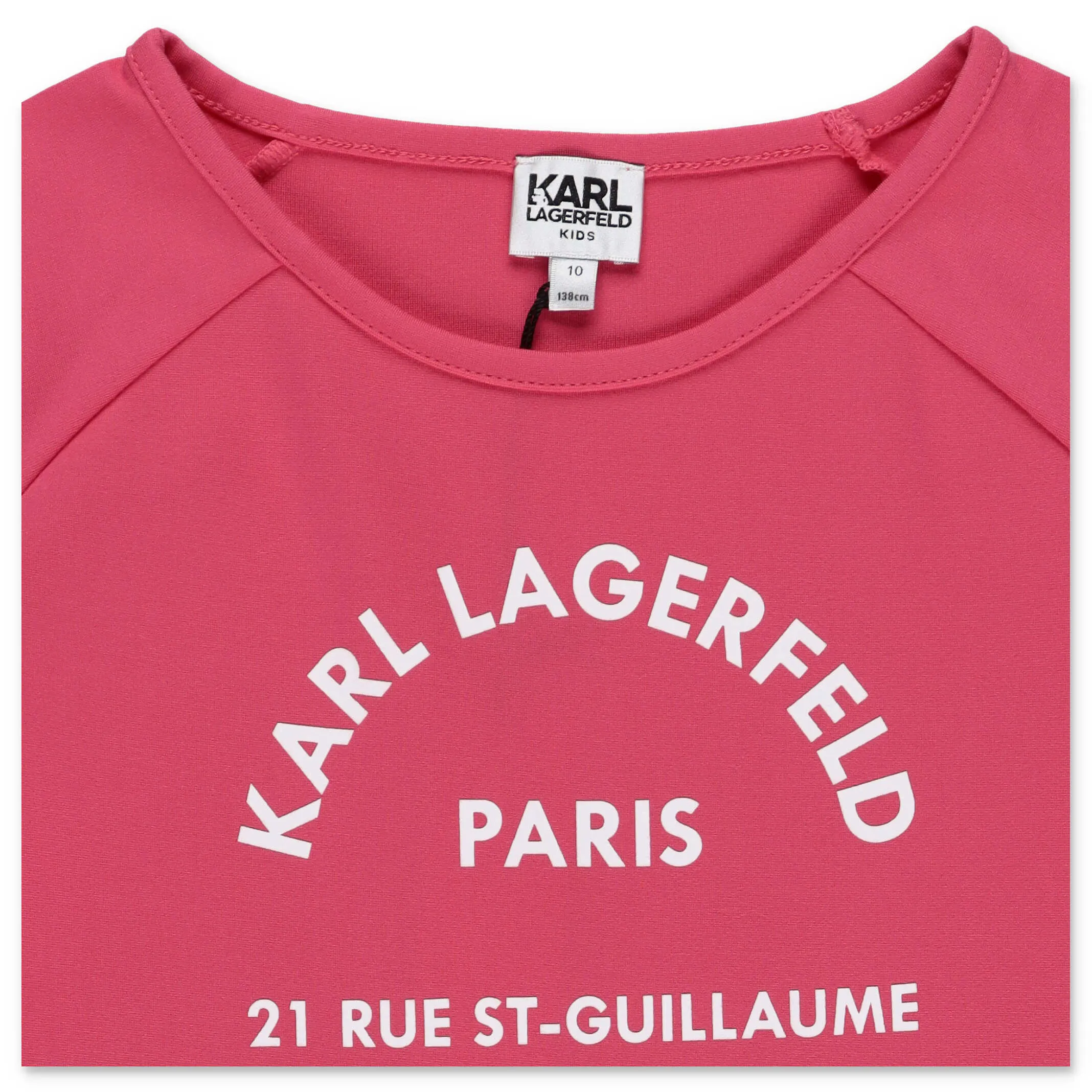 Karl Lagerfeld Kids Logo Printed T-Shirt Dress