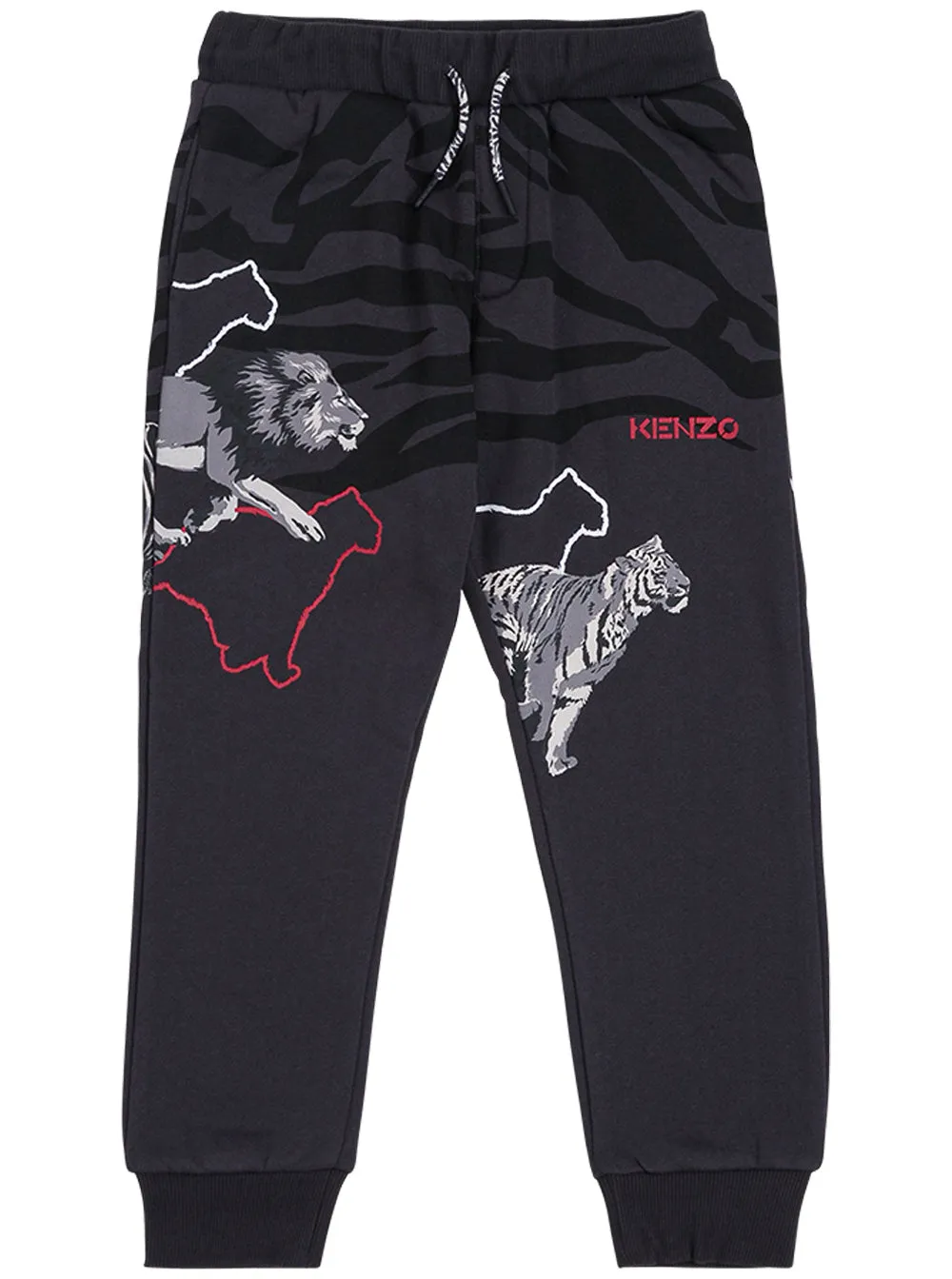 Kenzo Kids Animal Printed Track Pants
