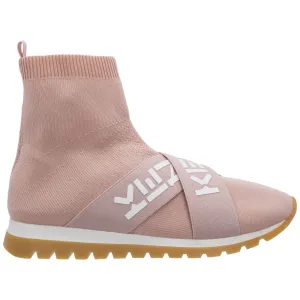Kenzo Kids Flyknit Logo Strap Sneakers