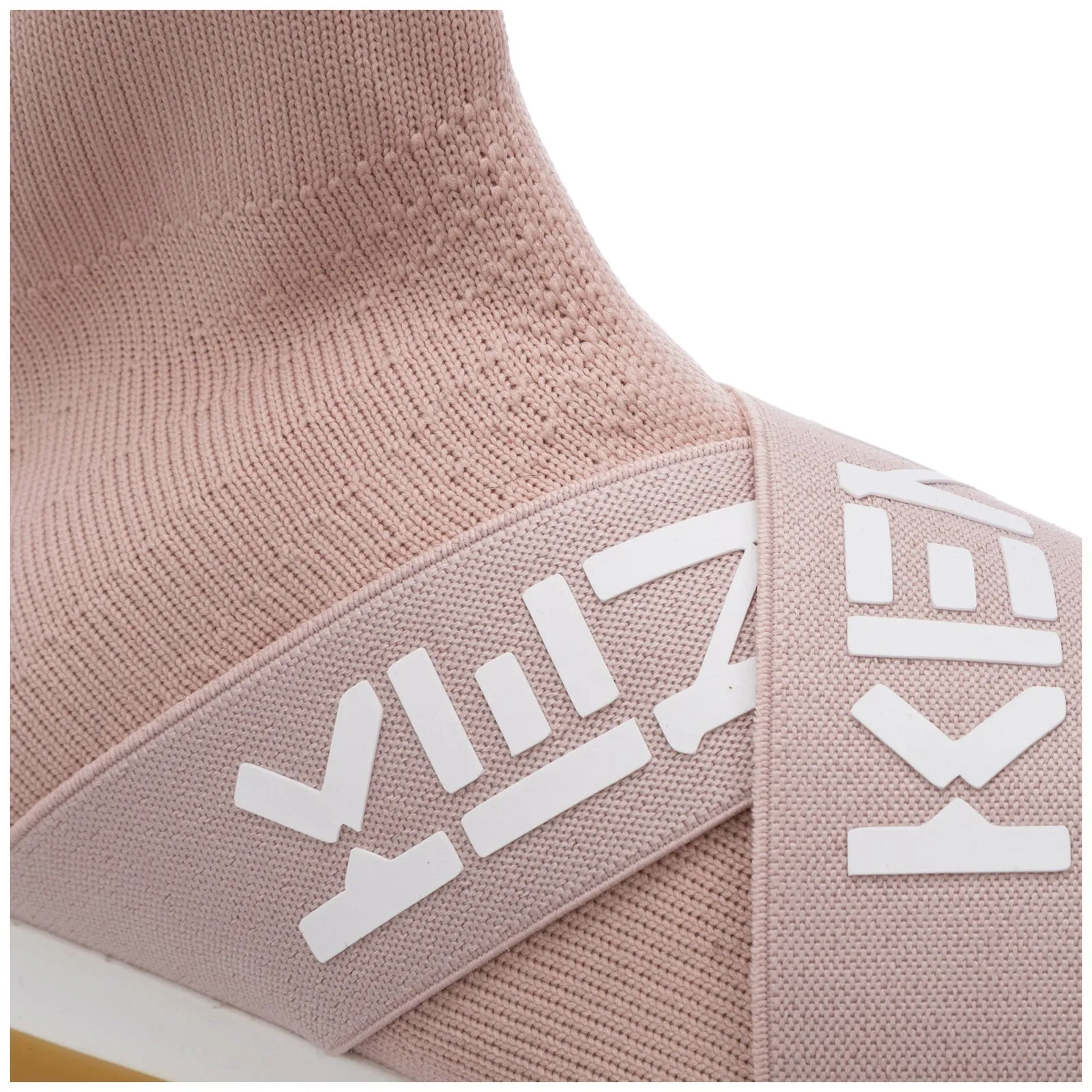 Kenzo Kids Flyknit Logo Strap Sneakers
