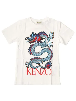 Kenzo Kids Japanese Tiger Print T-Shirt