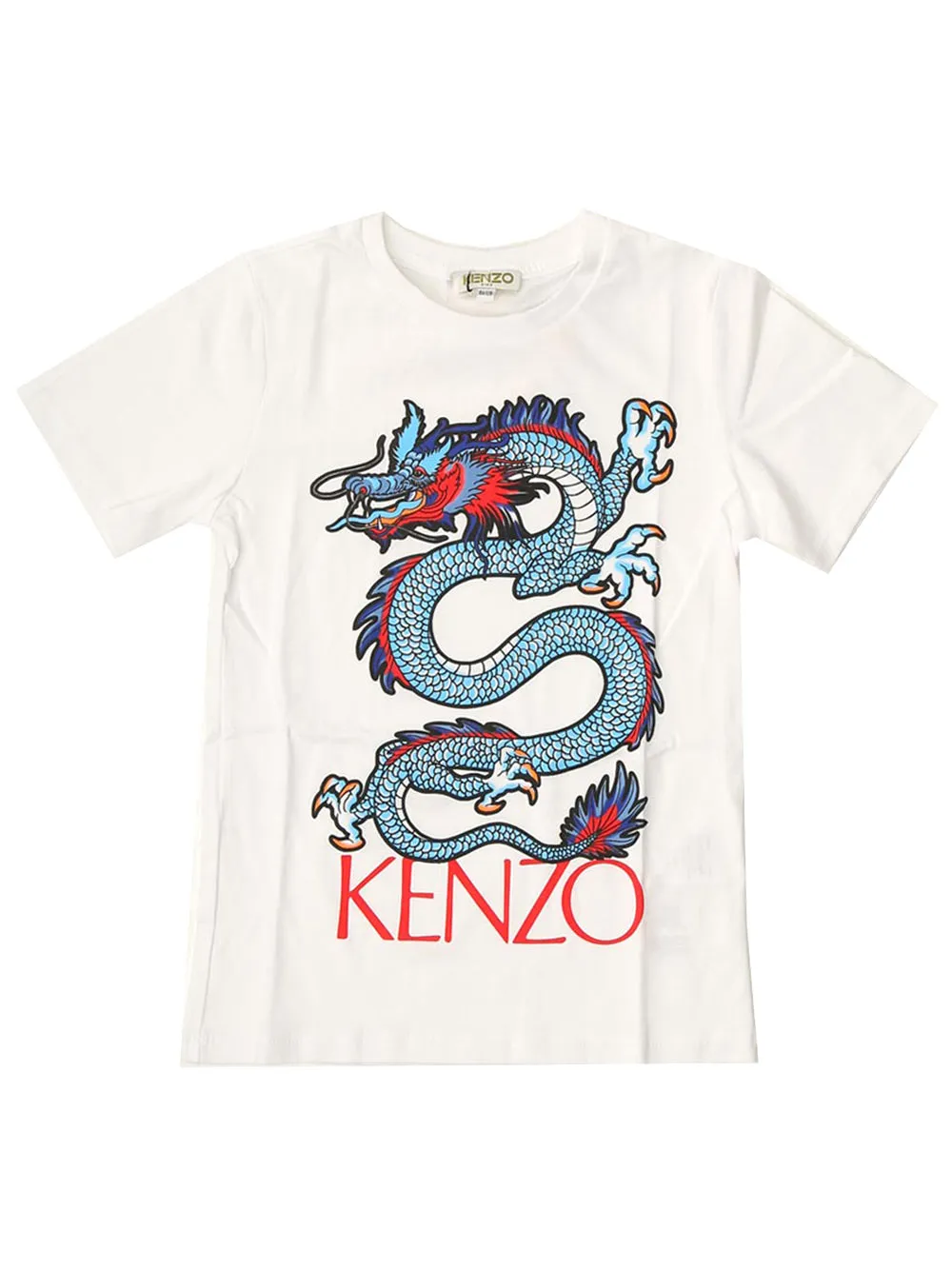 Kenzo Kids Japanese Tiger Print T-Shirt