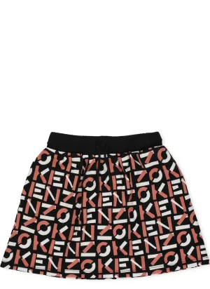 Kenzo Kids Logo Allover Skirt