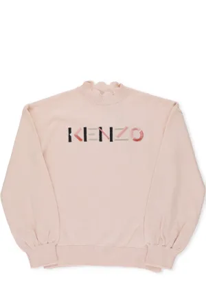 Kenzo Kids Logo Embroidered Jumper