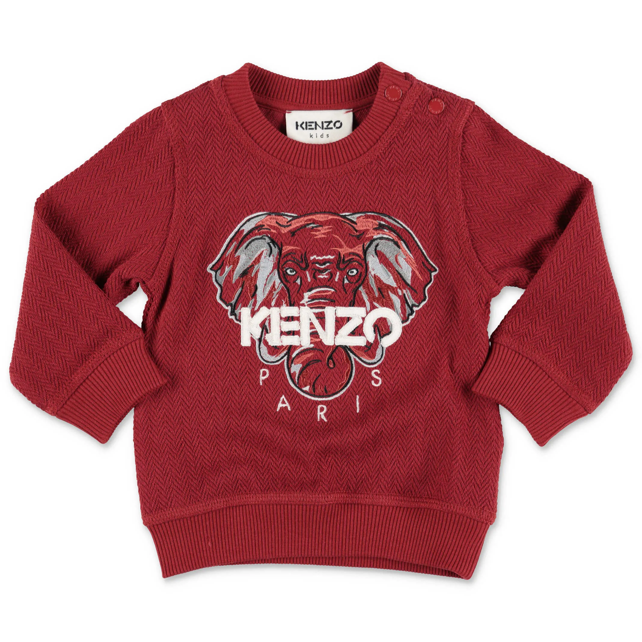 Kenzo Kids Logo Embroidered Sweatshirt