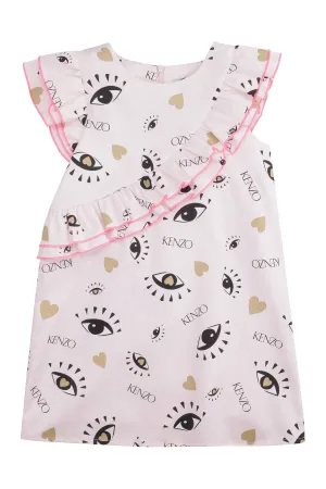 Kenzo Kids Logo Print Dress