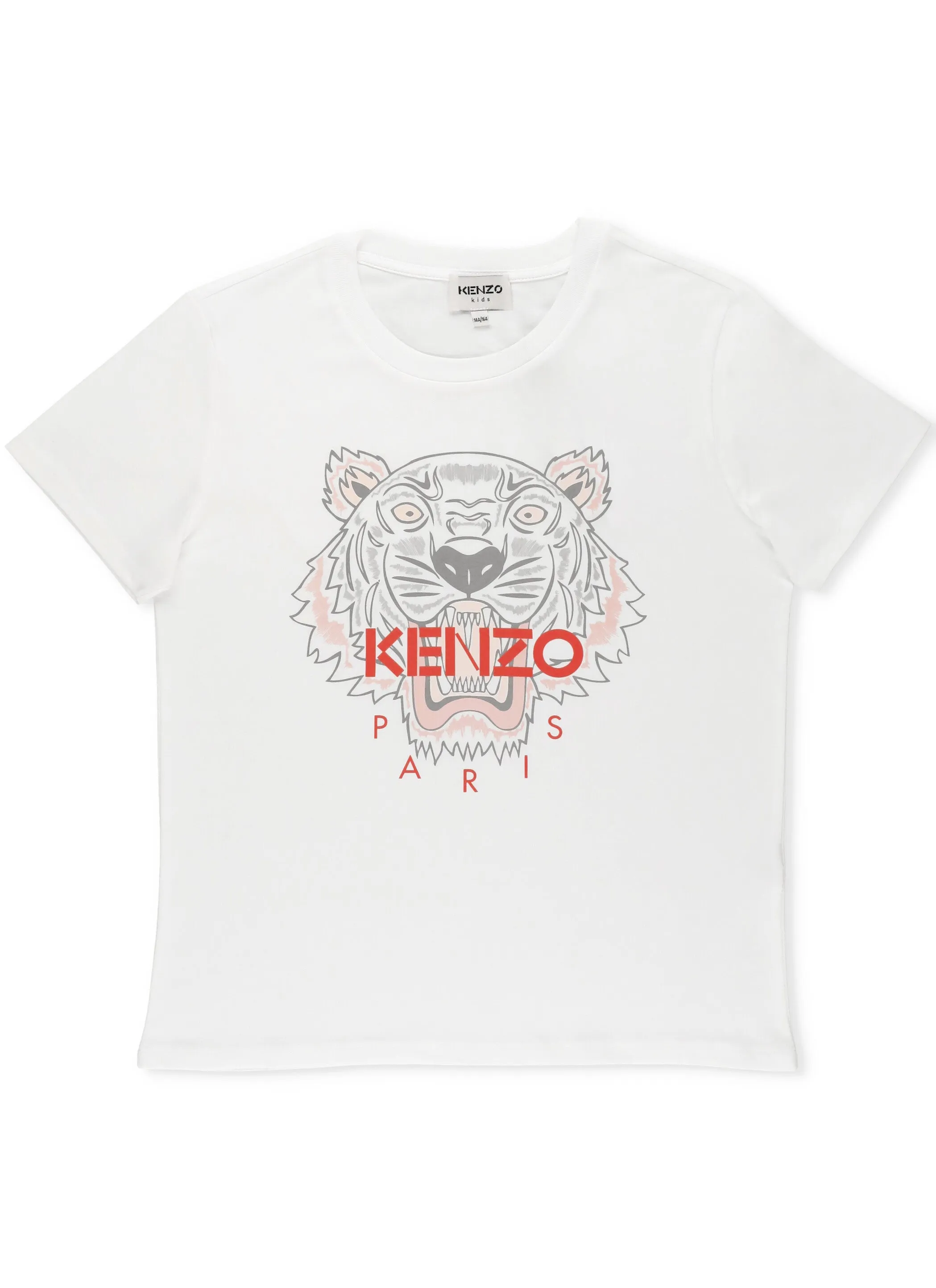 Kenzo Kids Logo Printed Crewneck T-Shirt