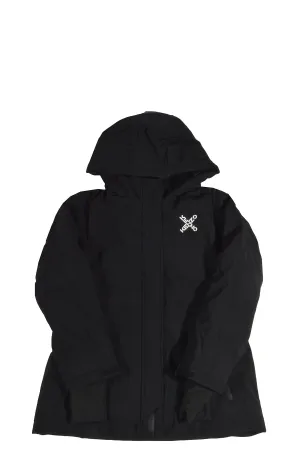 Kenzo Kids Logo Printed Hooded Zipped Jacket
