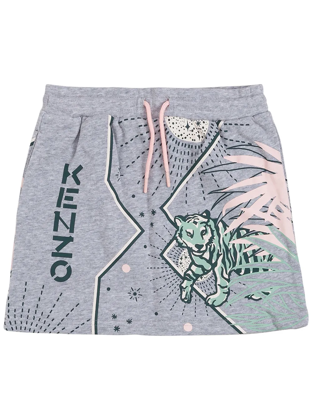 Kenzo Kids Logo Tiger Print Skirt